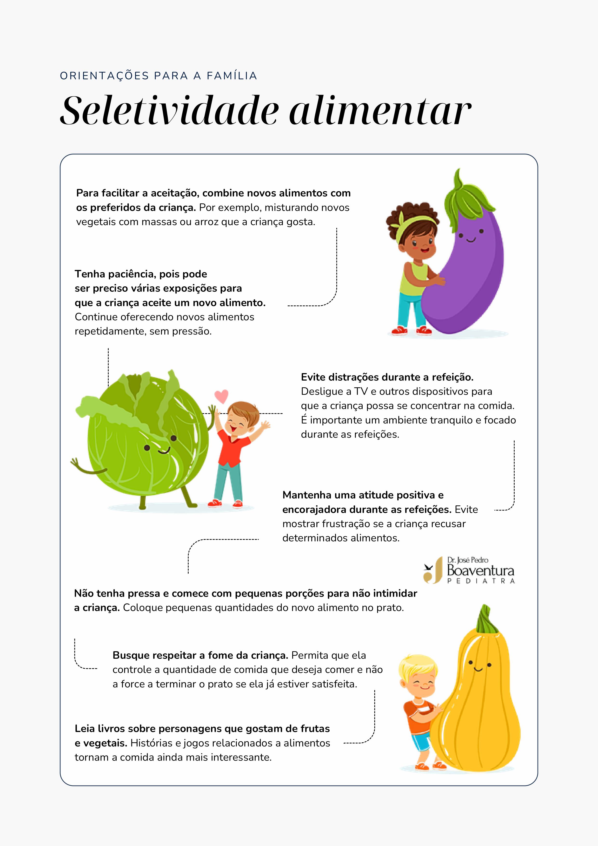 Prévia do PDF Orientações para Seletividade Alimentar